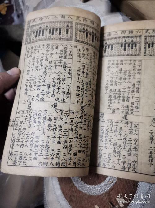 宣统元年珠算教科书 最新全图归除算法课本 内容完整.聚秀教习 万里鹏